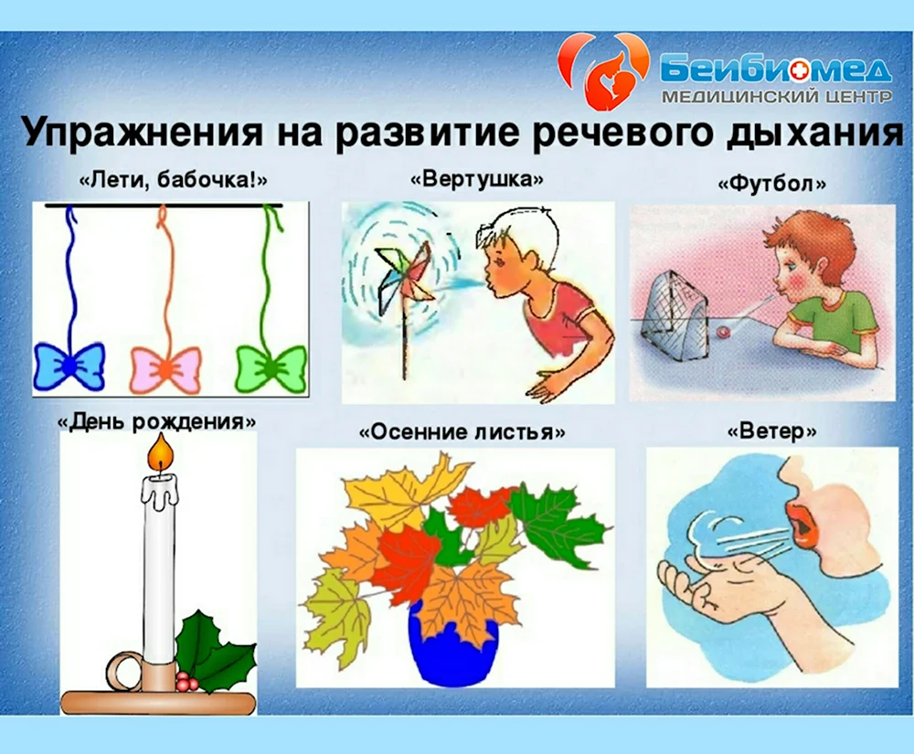 Развитие речевого дыхания