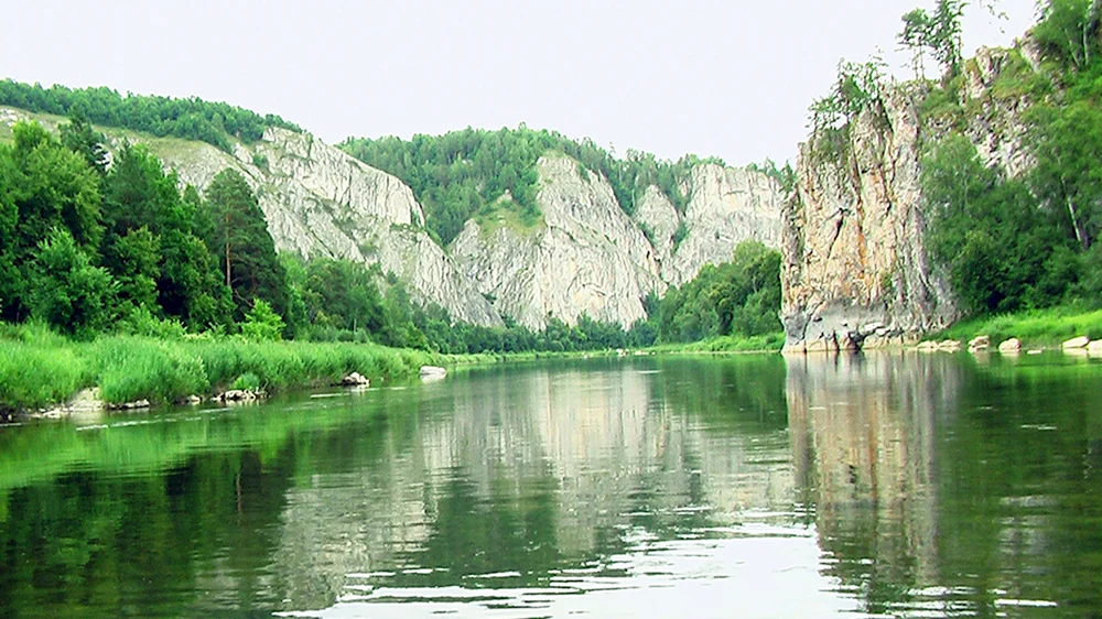 Река Юрюзань Янган Тау