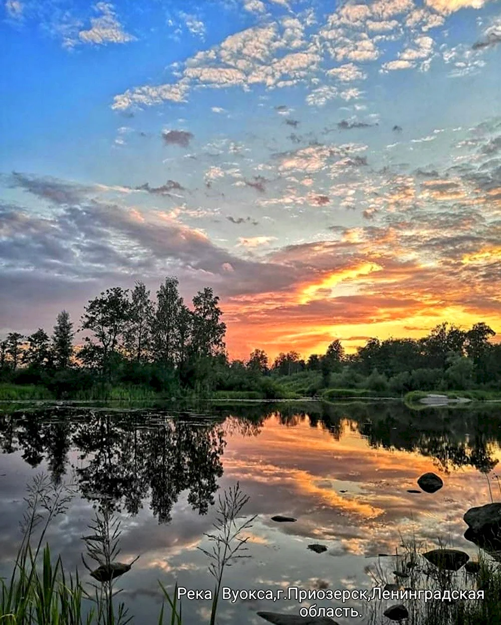 Река Вуокса Приозерск