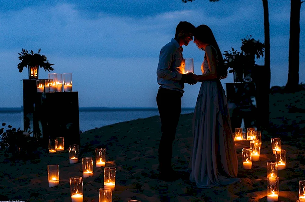 Романтический вечер при свечах
