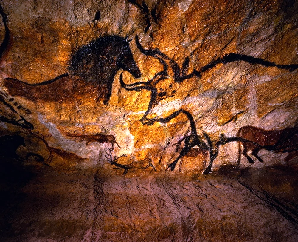 Росписи. Пещера Ласко. Франция. Палеолит.