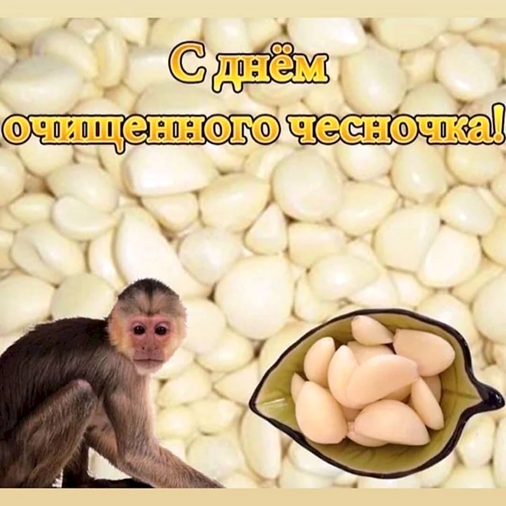 С днем очищенного чеснока