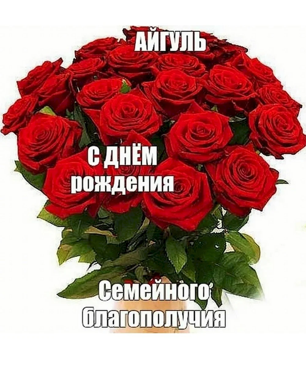 С днём рождения Айгуль