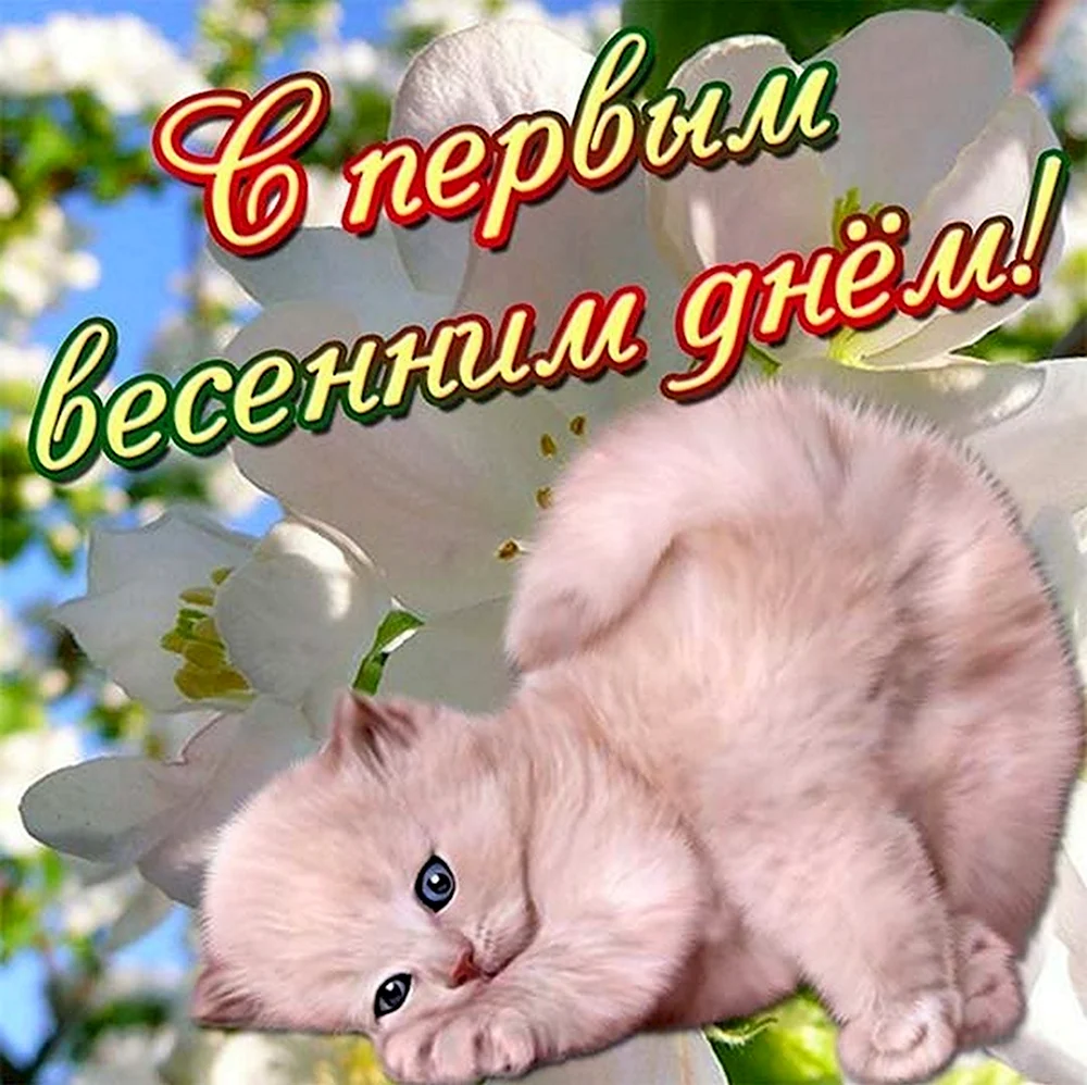 С первым днем весны