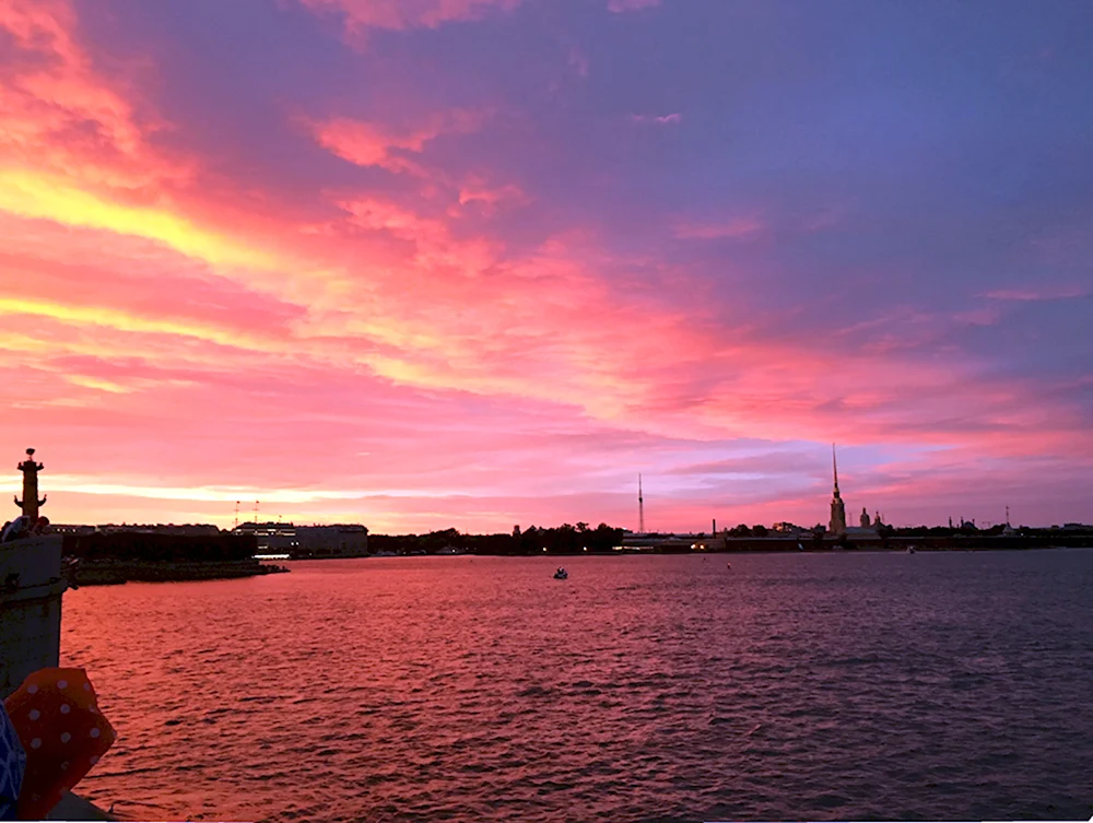 Санкт-Петербург Нева белые ночи