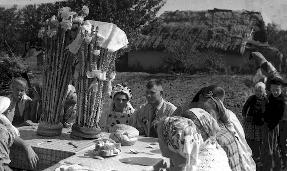 Сельская свадьба 1950 год