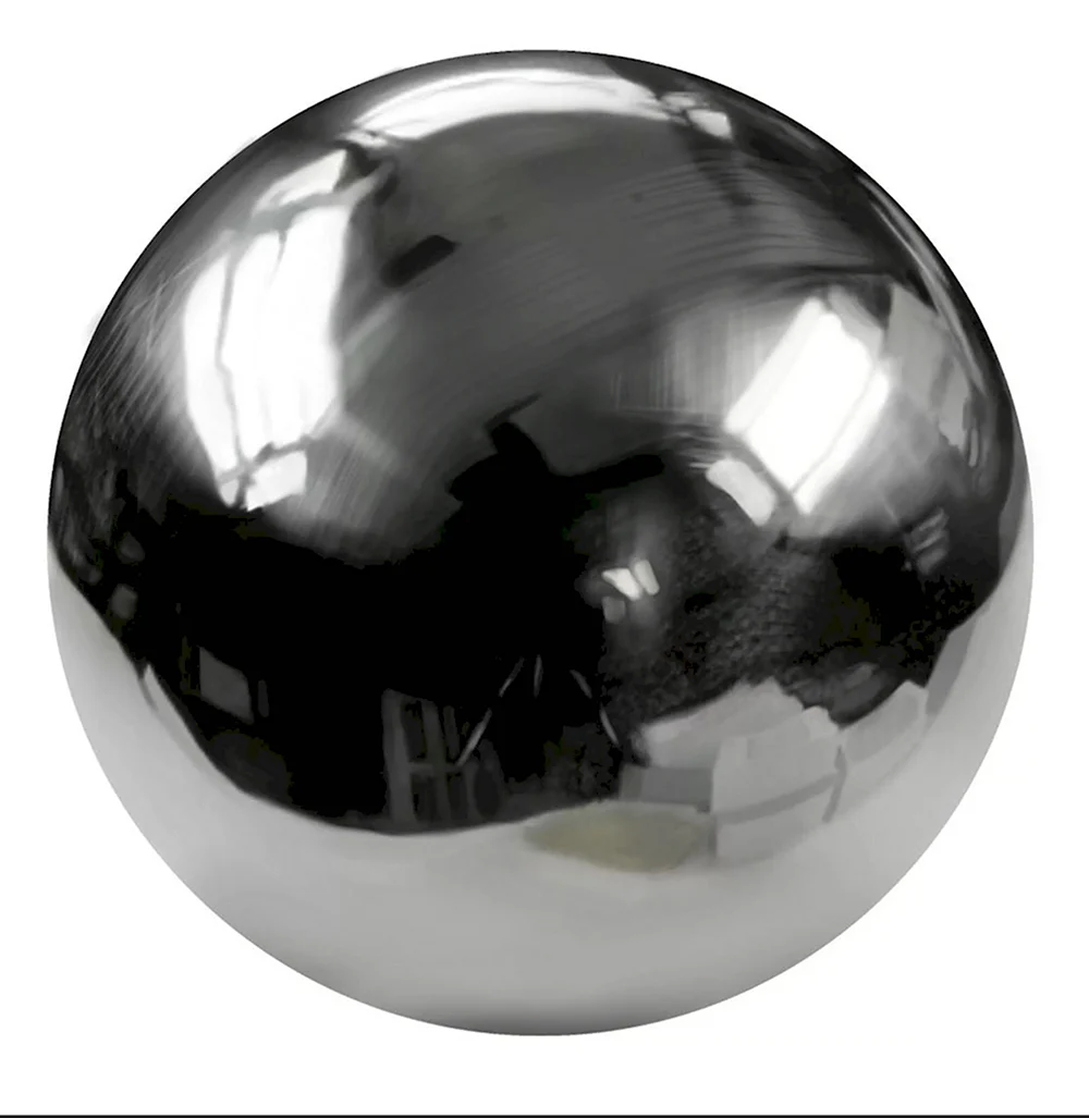 Шар 3d сфера 38см металлик Silver 1209-0278