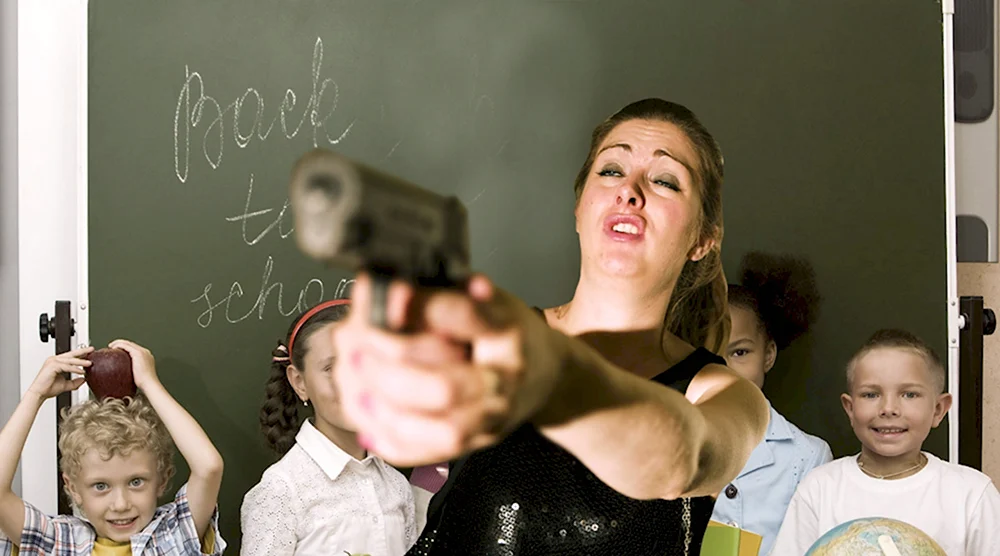 Школьник с оружием в школе