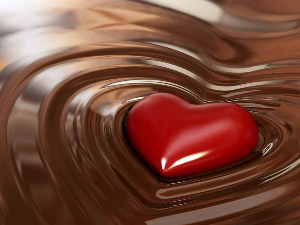 Шоколадное сердце