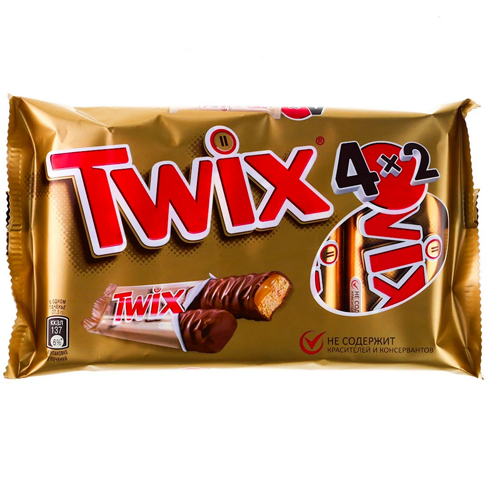 Шоколадный батончик Twix 55 гр