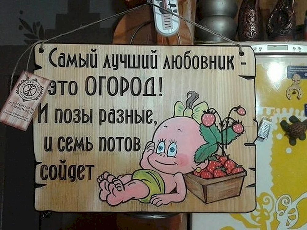 Шутки про огород