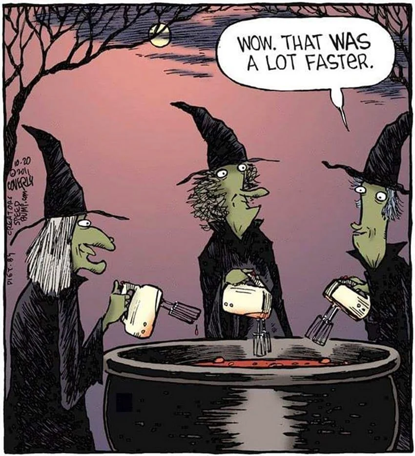 Шутки про ведьм