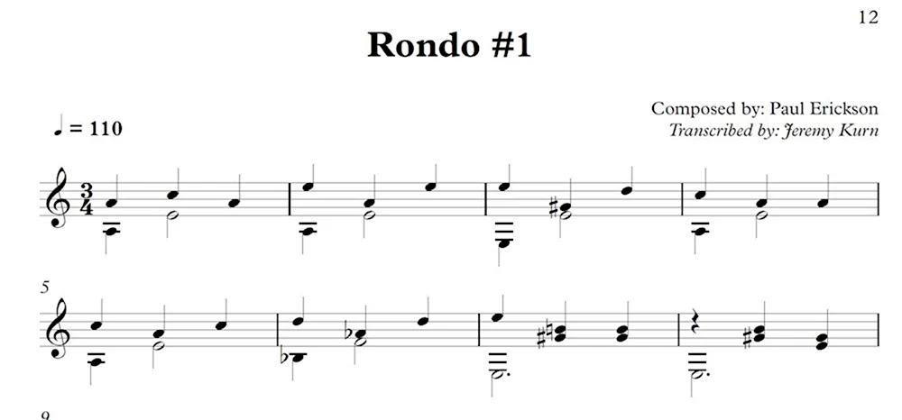 Схема Рондо в Музыке