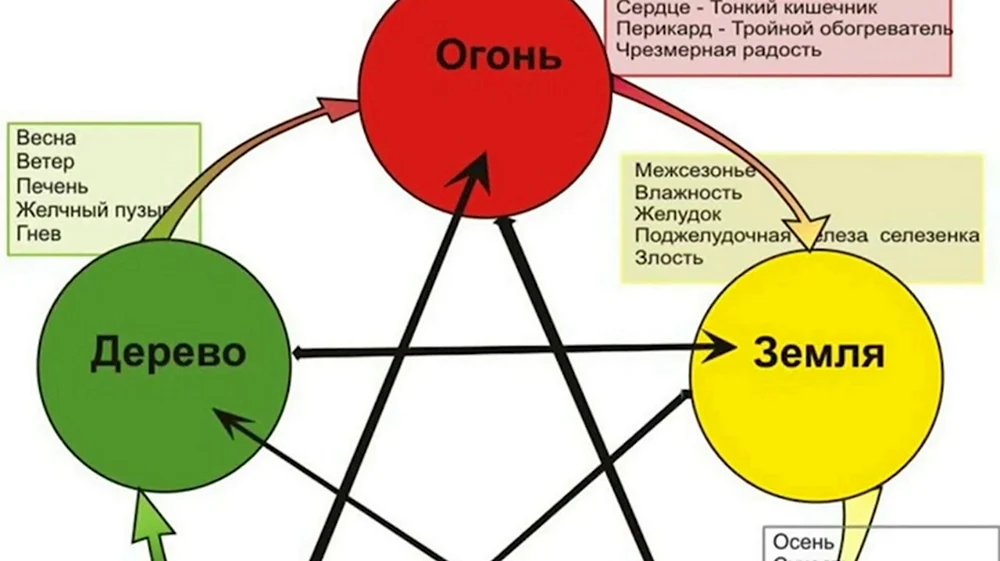 Схема у-син пять первоэлементов