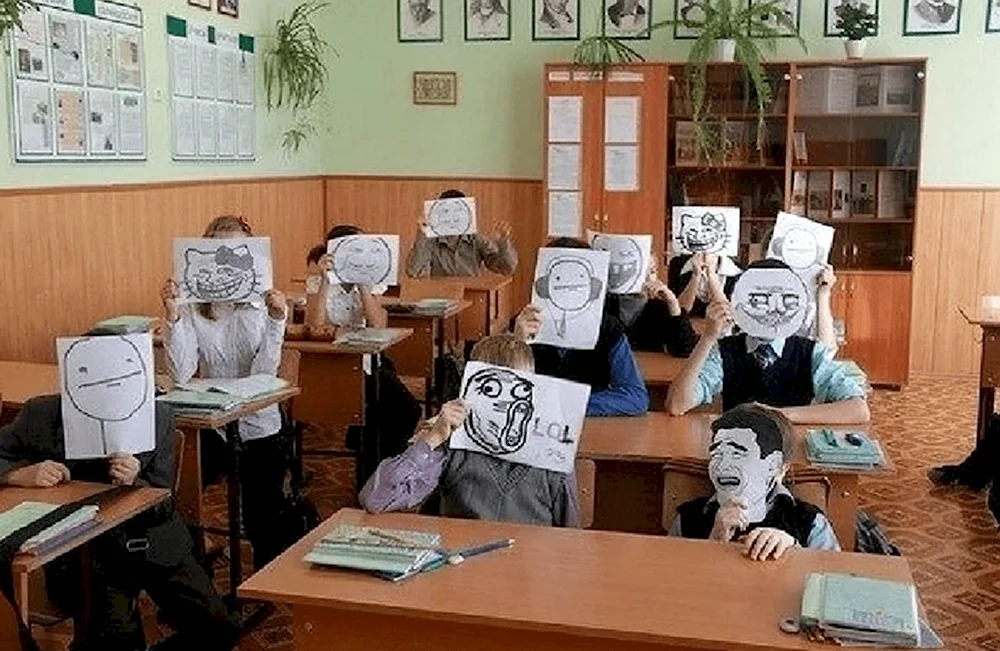 Смешной класс в школе