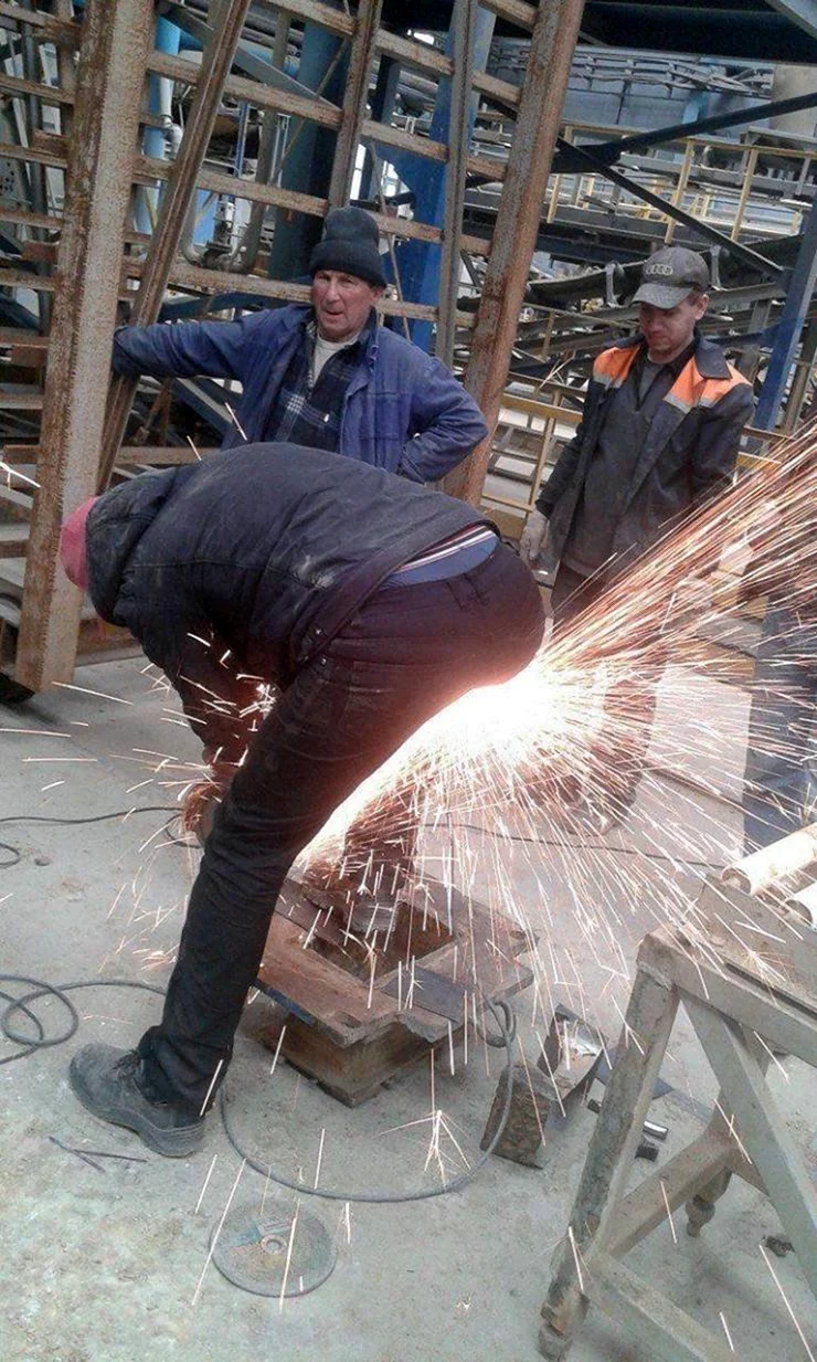 Смешной сварщик