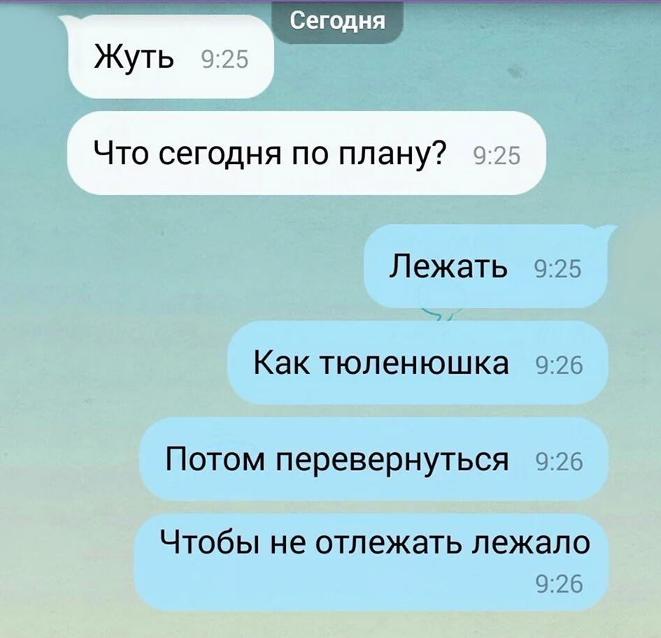 Смешные планы на выходные