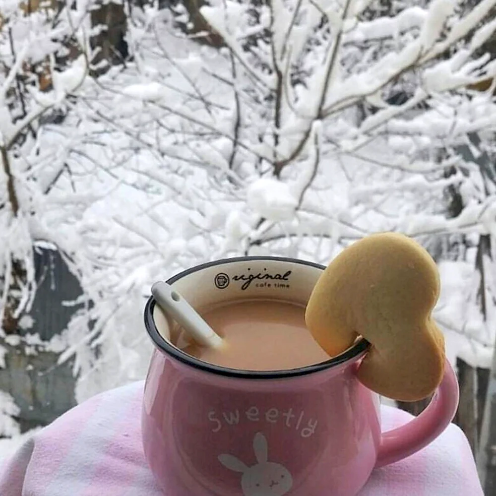 Чай зимой. Зимнее утро. Зимнее чаепитие. Доброе зимнее утро.