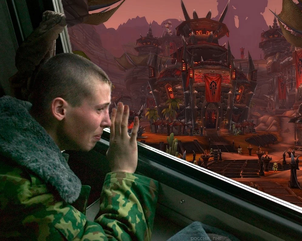 Солдат плачет в поезде