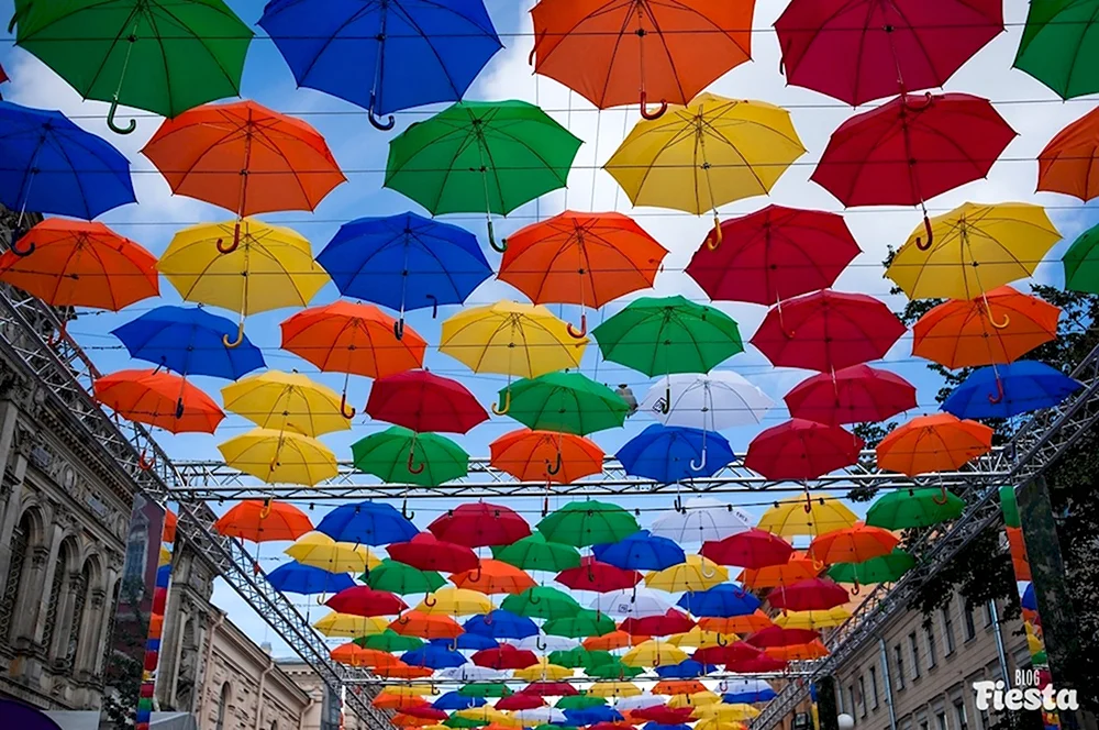 Соляной переулок Санкт-Петербург зонтики