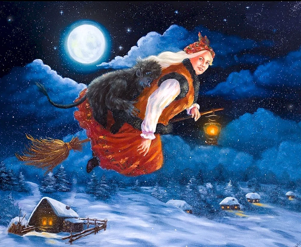 Солоха это ведьма Гоголь ночь перед Рождеством