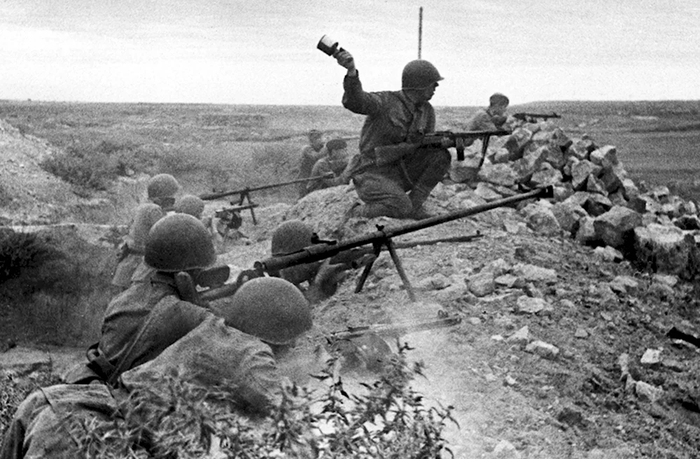 Советская пехота атака 1941