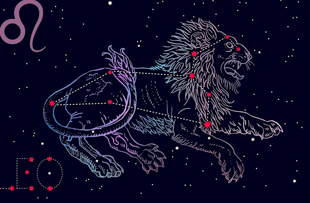 Созвездия зодиака Лев