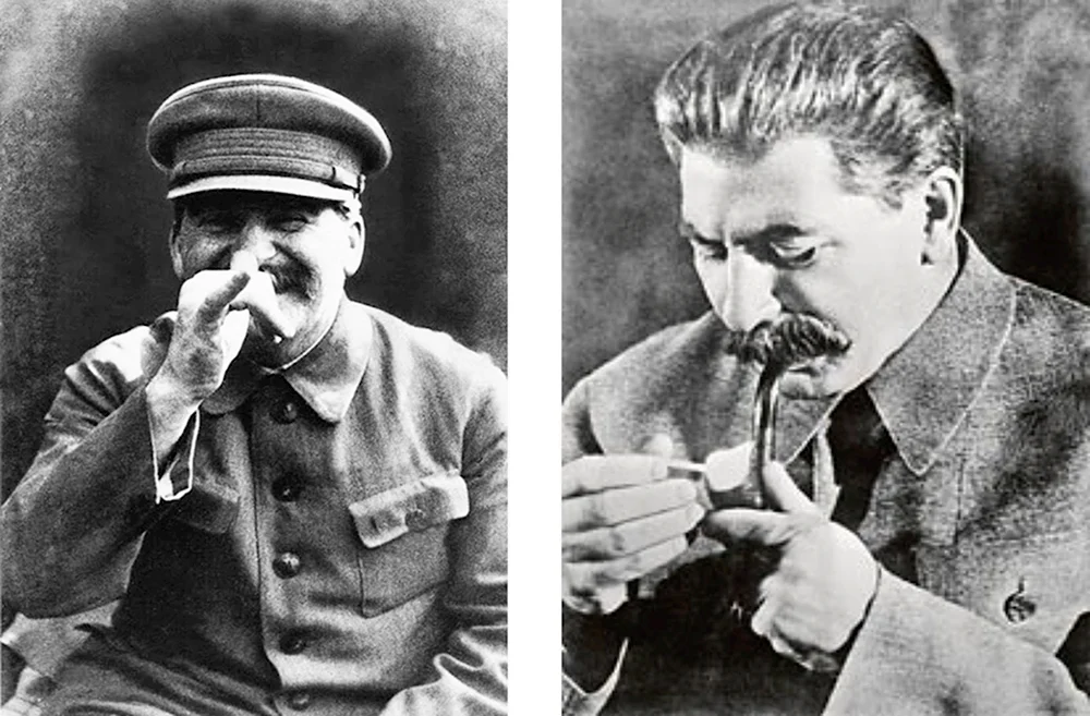 Сталин Иосиф Виссарионович с трубкой