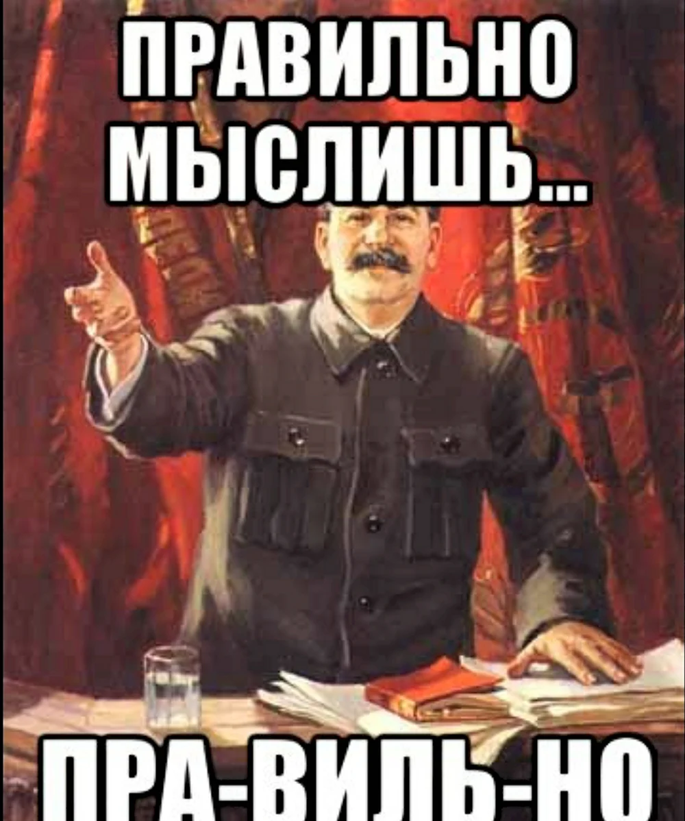 Сталин правильно