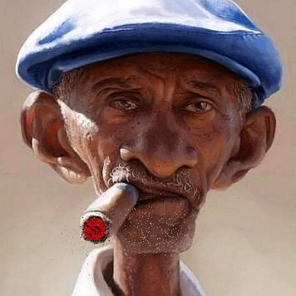 Старик с сигарой