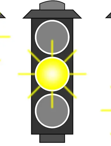 Светофор сигнальный двухлинзовый