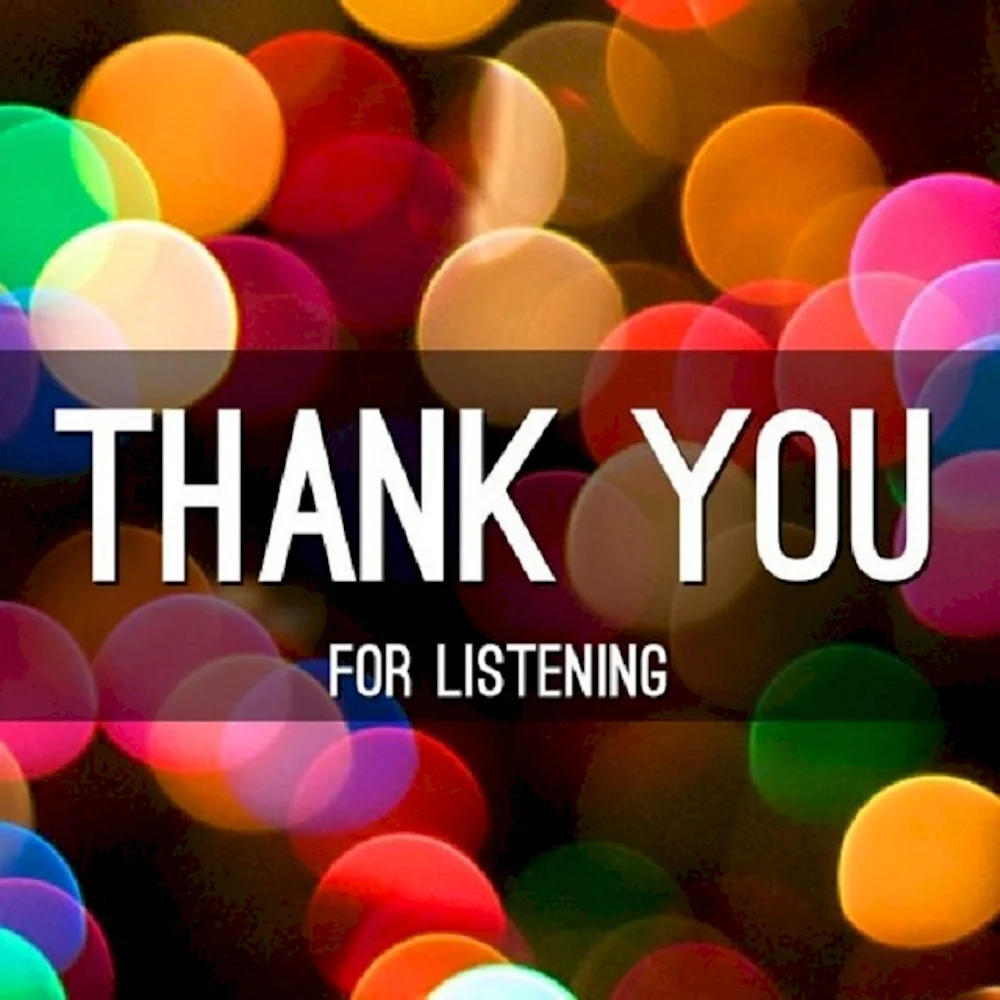 Thank you for Listening