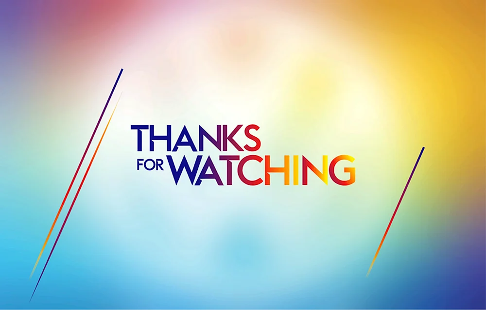 Thank you for watching