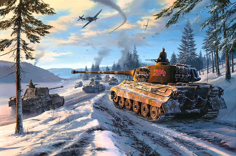 Тигр 2 танк вар Тандер