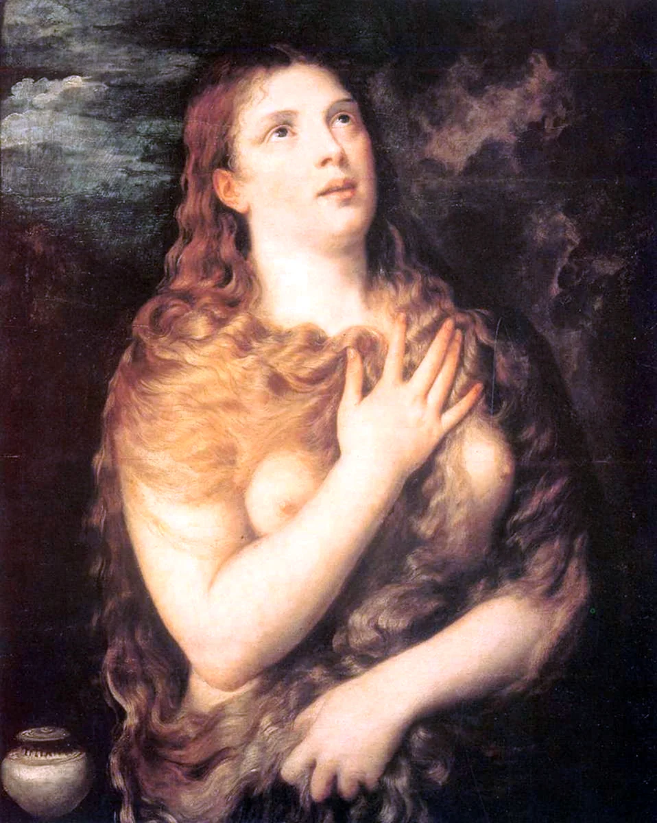 Тициан Венера кающаяся Мария Магдалина