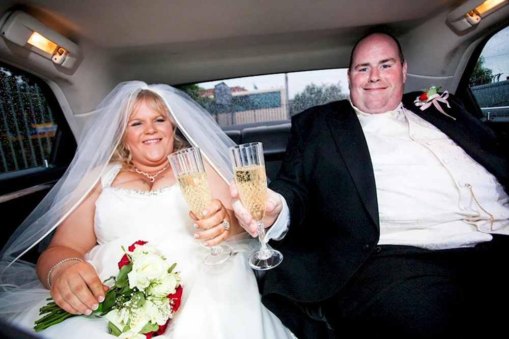 Толстые жених и невеста