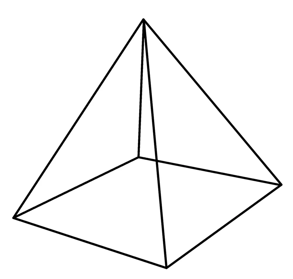 Треугольная пирамида тетраэдр