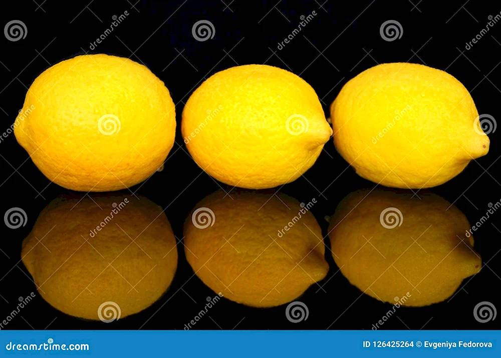 Три лимона с разными видами