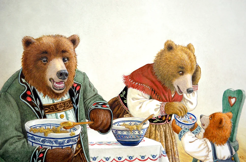 Три медведя сказки