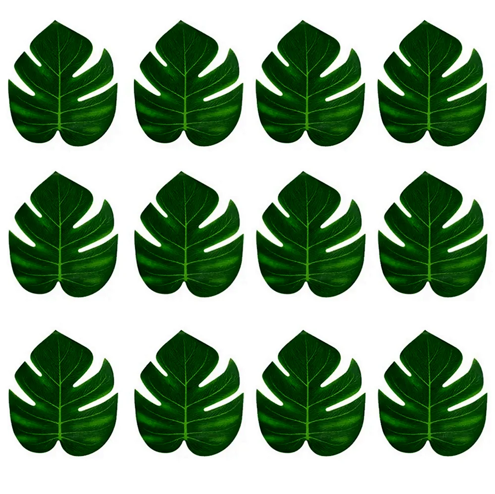 Тропические листья для печати