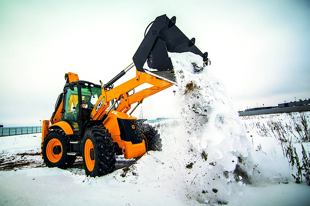 Уборка снега JCB 4cx