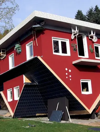 Upside-down House Szymbark Poland