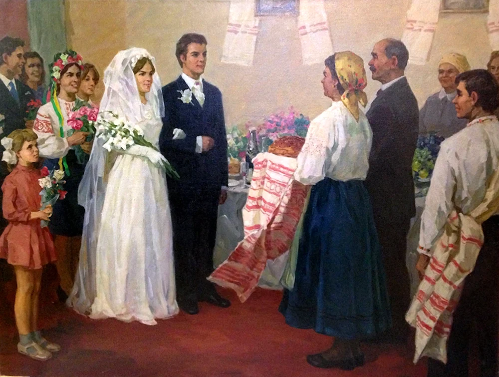 В. Маковский к венцу. Прощание 1894