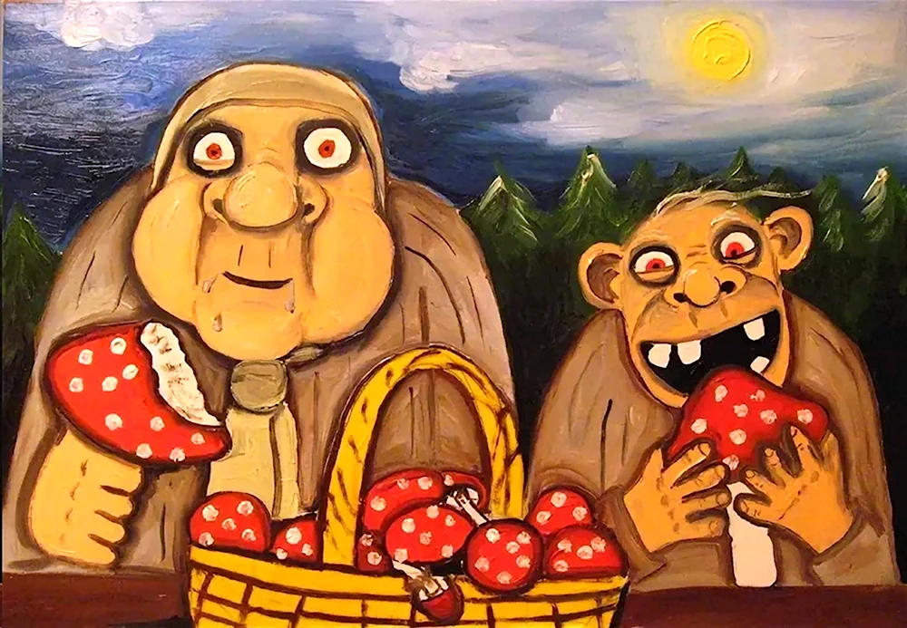 Вася Ложкин мухоморы