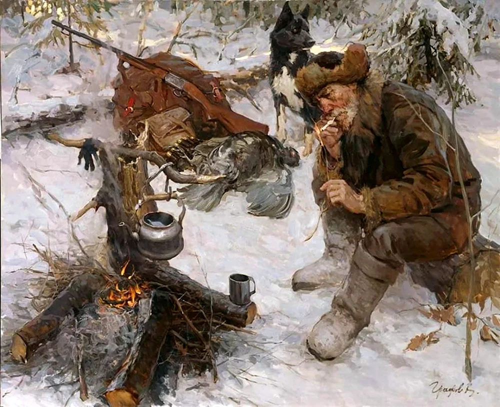 Василий Максимов «Лесной сторож» 1893
