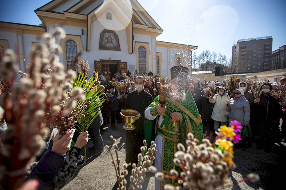 Вербное воскресенье Дивеево