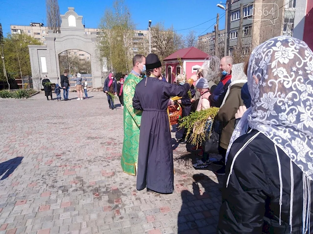 Вербное воскресенье Псков