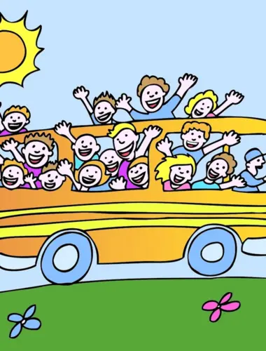 Веселый автобус для детей