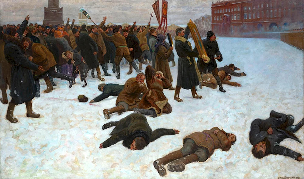 Войцех Коссак. Кровавое воскресенье. 1906