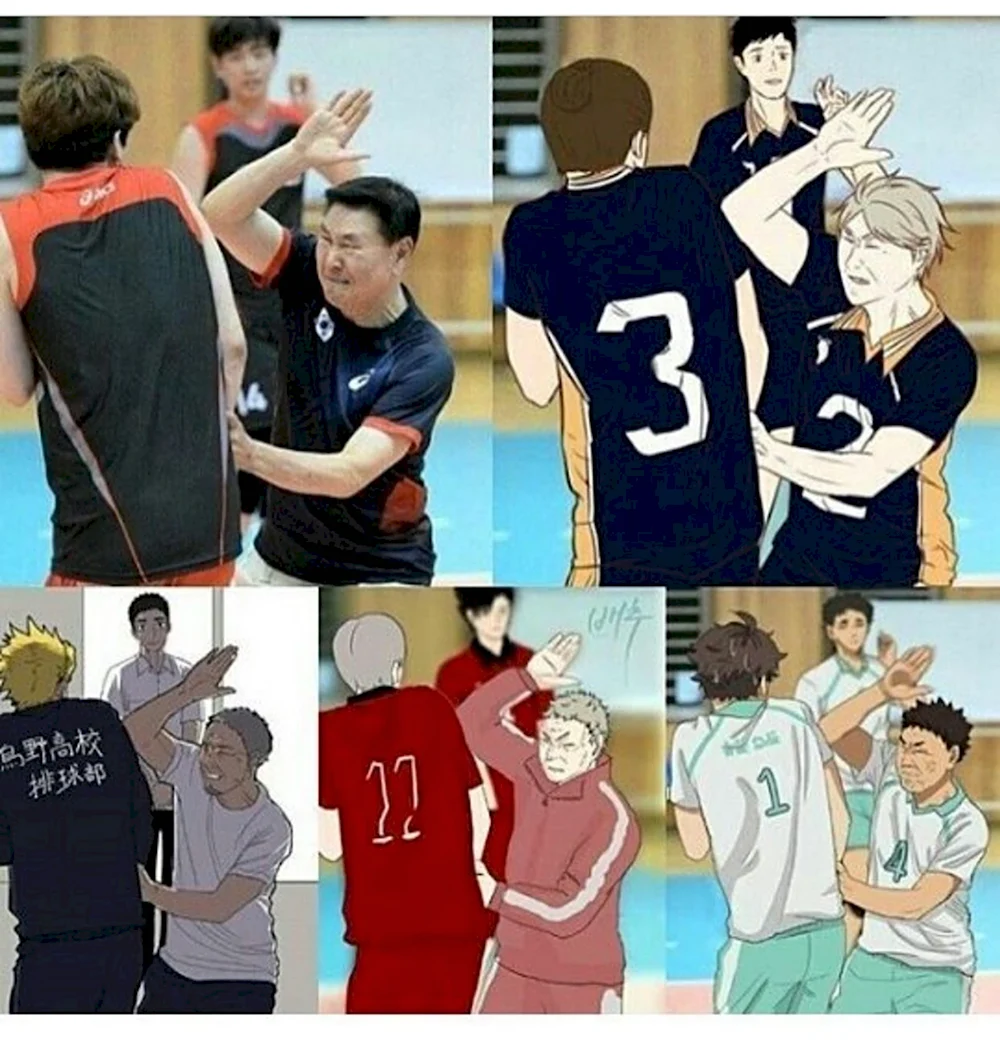 Волейбол Haikyuu мемы